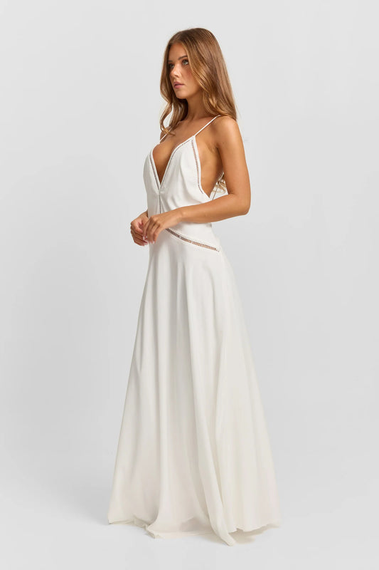 Posey Maxi Dress White