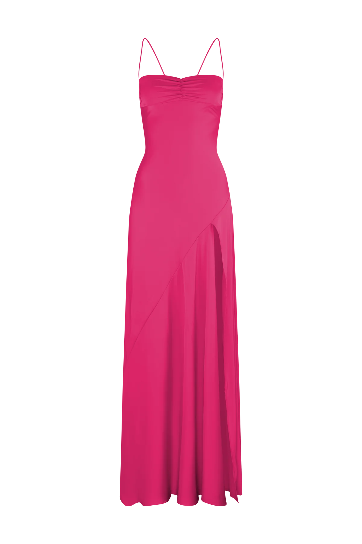 Hntr the Label Gaia Gown - Hot pink
