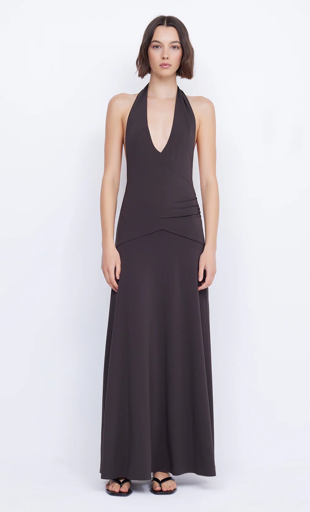 Bec and Bridge Blanche Halter Maxi - Espresso