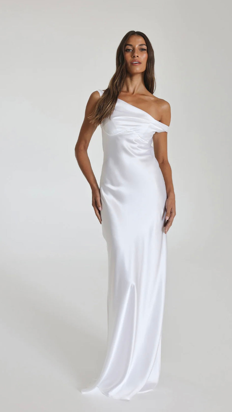 Natalie Rolt Monika Gown - White