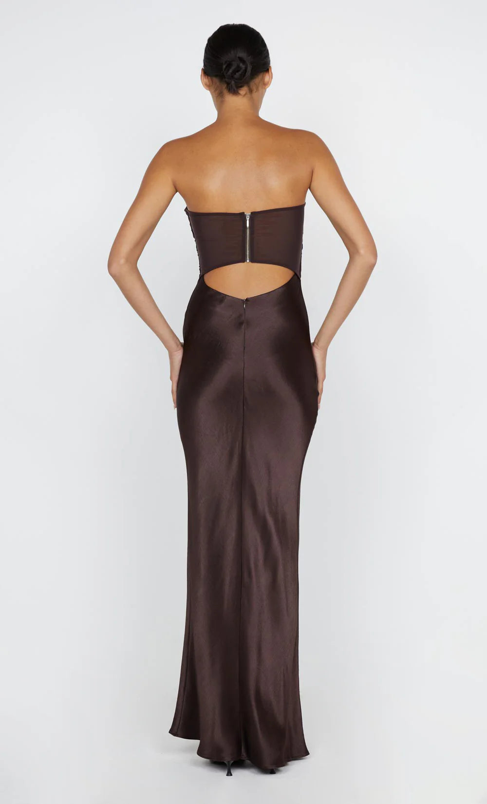 Bec and Bridge Halle Strapless dress - Brown