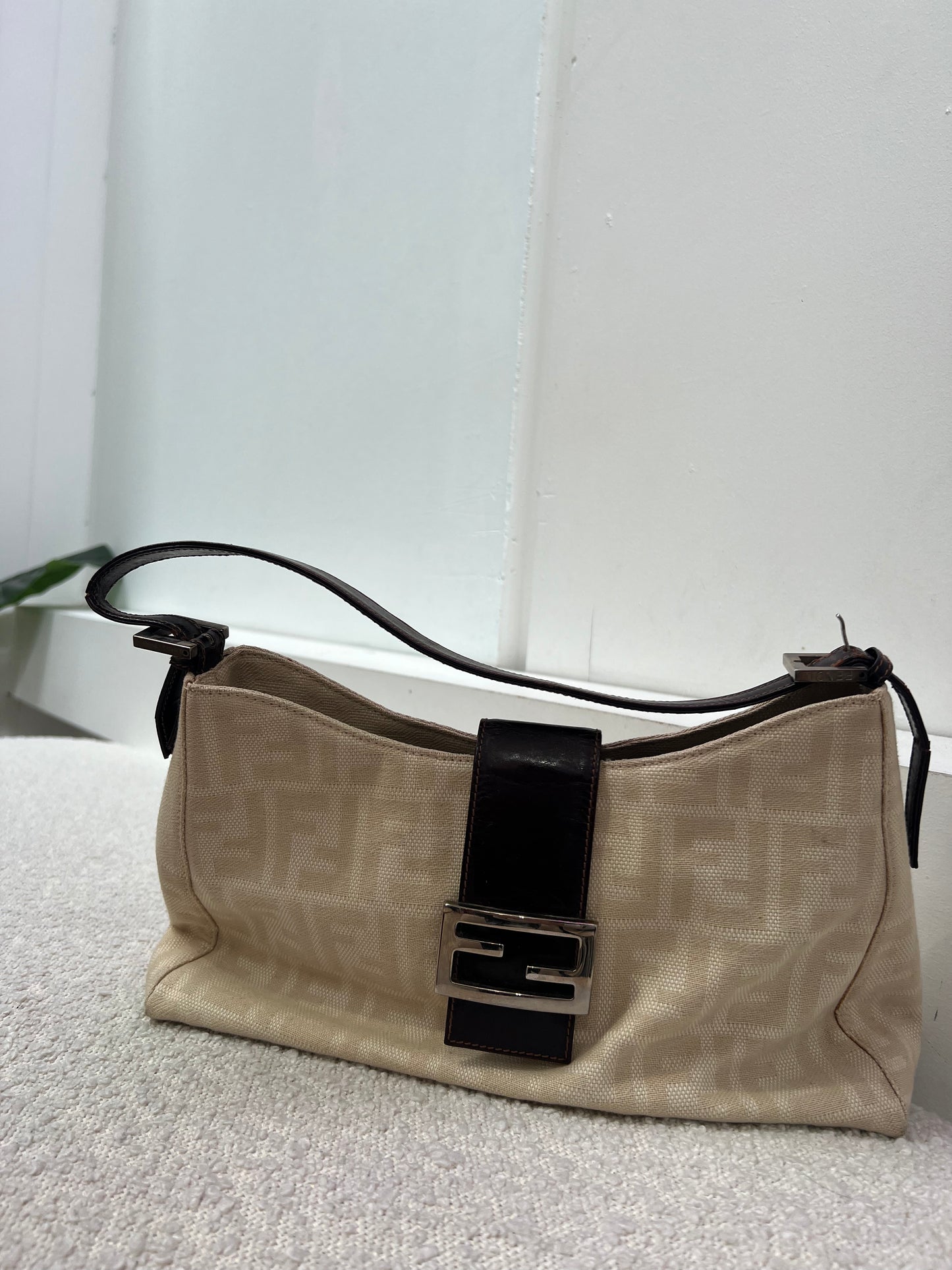 Fendi Beige Shoulder Bag