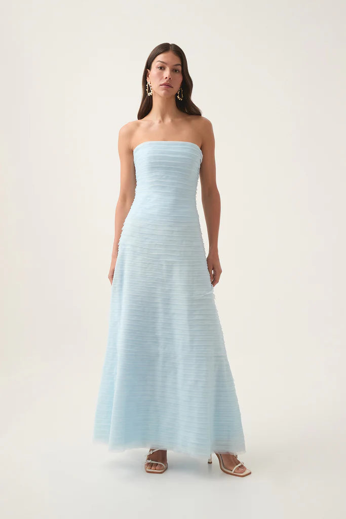 Aje Soundscape Maxi Gown Sea Breeze