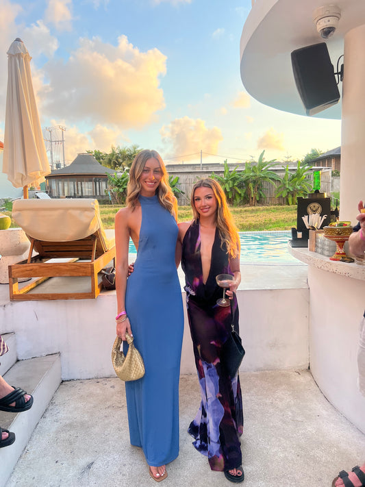 Turlington Maxi Dress Marina Blue